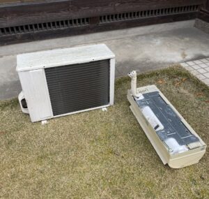 【鳥取県鳥取市M様邸】不要になったエアコン1台を実質無料回収！古くても壊れていても問題なし◎