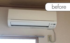 【長崎県長崎市O様邸】不要になったエアコン1台を実質無料回収！古くても壊れていても問題なし◎