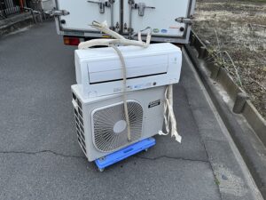 【兵庫県明石市F様邸】エアコン1台を実質無料で回収しました！取り外しからお任せください◎