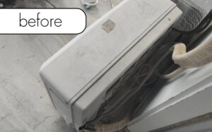 【福岡県苅田町F様邸】エアコン1台を実質無料で回収しました！取り外しからお任せください◎