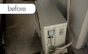 【大阪府大阪市阿倍野区J様邸】エアコン1台を実質無料で回収しました！取り外しからお任せください◎