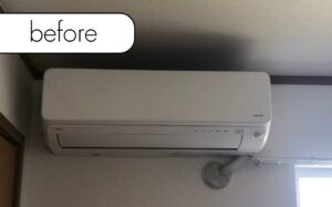 【兵庫県赤穂市H様邸】エアコン1台を実質無料で回収しました！取り外しからお任せください◎