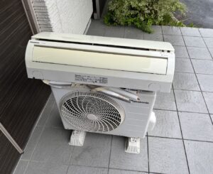 長崎県佐世保市O様邸でエアコンを実質無料回収！エアコン処分ならアトムにお任せ