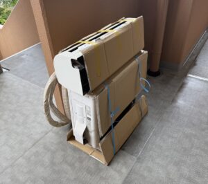 奈良県御所市K様邸でエアコンを実質無料回収！エアコン処分ならアトムにお任せ
