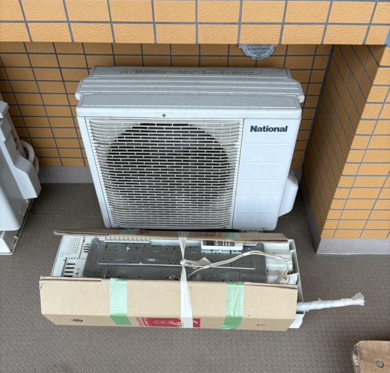 熊本県合志市U様邸でエアコンを実質無料回収！エアコン処分ならアトムにお任せ