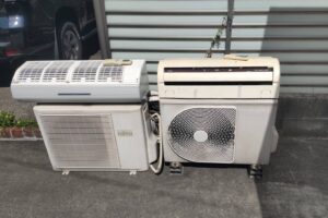 大阪府門真市O様邸でエアコンを実質無料回収！エアコン処分ならアトムにお任せ