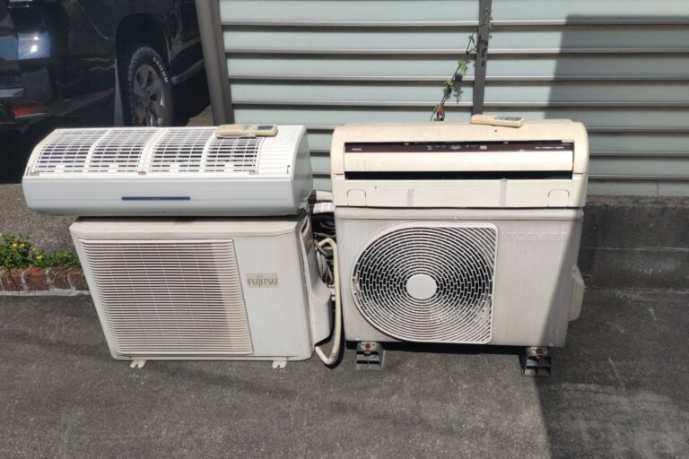 大阪府門真市O様邸でエアコンを実質無料回収！エアコン処分ならアトムにお任せ