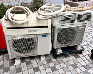 大分県日出町M様邸でエアコンを実質無料回収！エアコン処分ならアトムにお任せ
