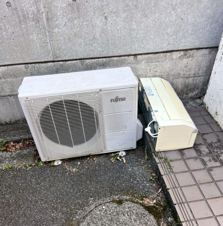奈良県葛城市O様邸でエアコンを実質無料回収！エアコン処分ならアトムにお任せ