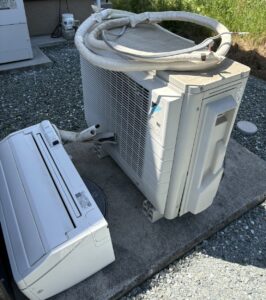 愛知県阿久比町Y様邸でエアコンを実質無料回収！エアコン処分ならアトムにお任せ