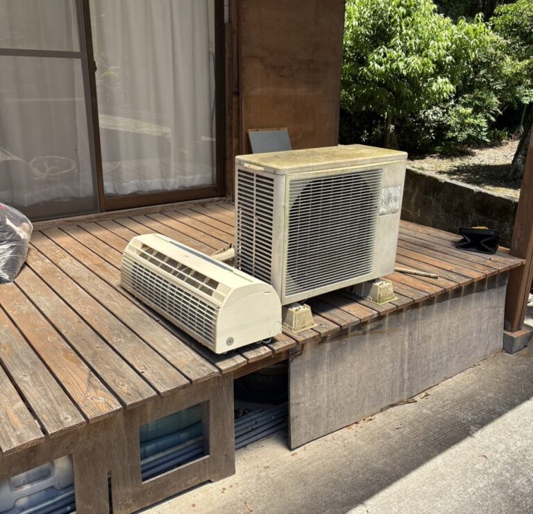富山県滑川市F様邸でエアコンを実質無料回収！エアコン処分ならアトムにお任せ