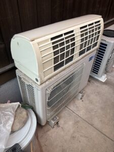 鳥取県智頭町J様邸でエアコンを実質無料回収！エアコン処分ならアトムにお任せ