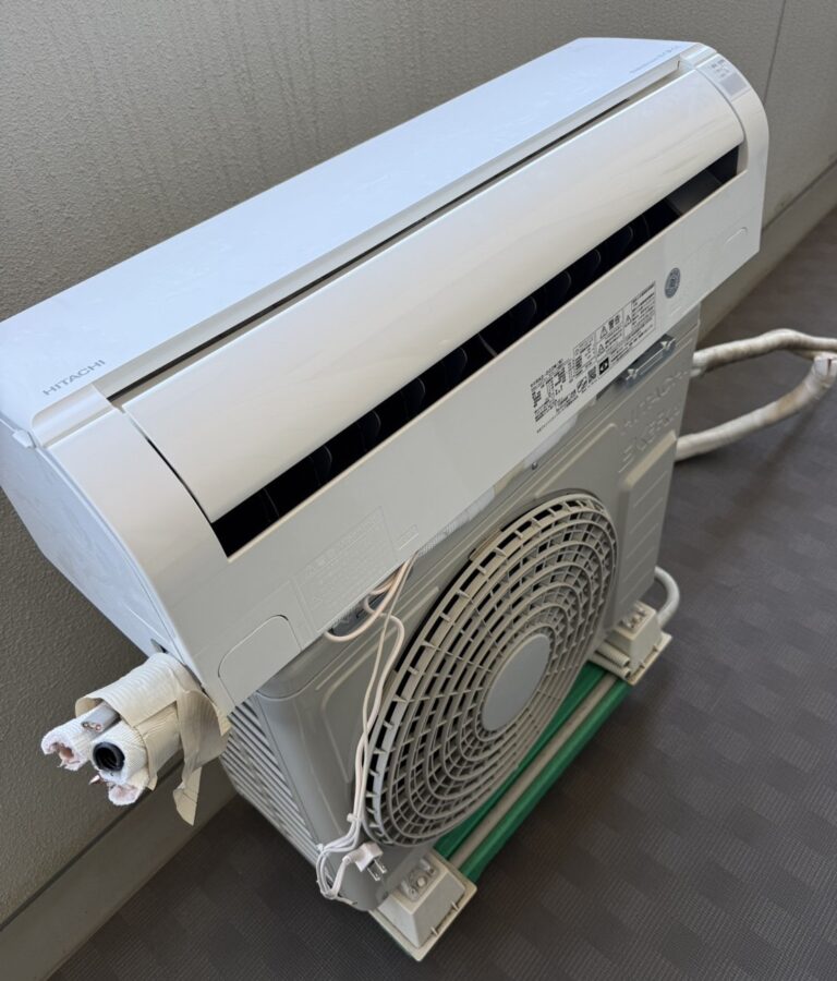 宮崎県西都市E様邸でエアコンを実質無料回収！エアコン処分ならアトムにお任せ