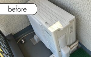 大阪府泉佐野市Y様邸でエアコンを実質無料回収！エアコン処分ならアトムにお任せ