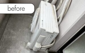 福岡県芦屋町M様邸でエアコンを実質無料回収！エアコン処分ならアトムにお任せ