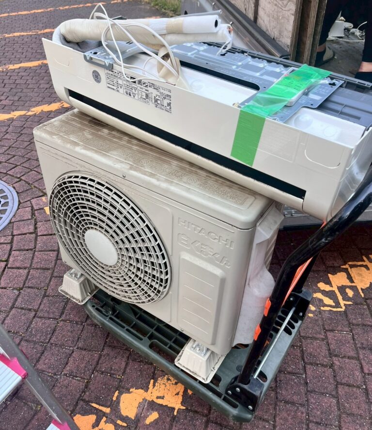【長野県岡谷市W様邸】エアコン処分が実質無料！取り外しから回収までアトムにお任せ