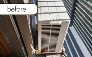 【豊田市巴町】マンション4階のエアコン1台を無料回収！