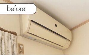 【小牧市長治町】アパート2階のエアコン1台を無料回収！