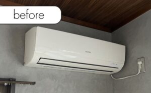 【熱海市熱海町】アパート2階のエアコン1台を無料回収！
