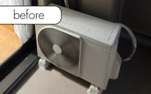 【三条市興野】アパート2階のエアコン1台を無料回収！