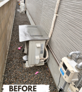 【箕面市森町中】戸建てのエアコン1台を回収！