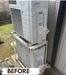 【太子町馬場】戸建てのエアコン2台を無料回収！