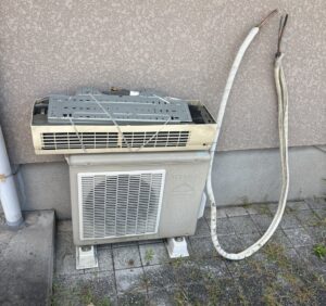 【春日市春日】戸建のエアコン1台を無料回収！