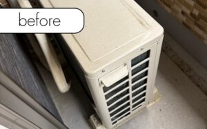 【弥富市鎌倉町】マンション2階のエアコン1台を無料回収！