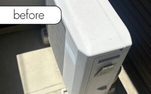 【鹿沼市久保町】アパート2階のエアコン1台を無料回収！