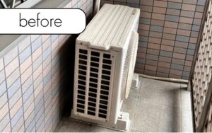 【東京都中野区白鷺】マンション6階のエアコン1台を無料回収！