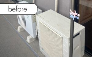 【長井市台町】戸建のエアコン2台を無料回収！