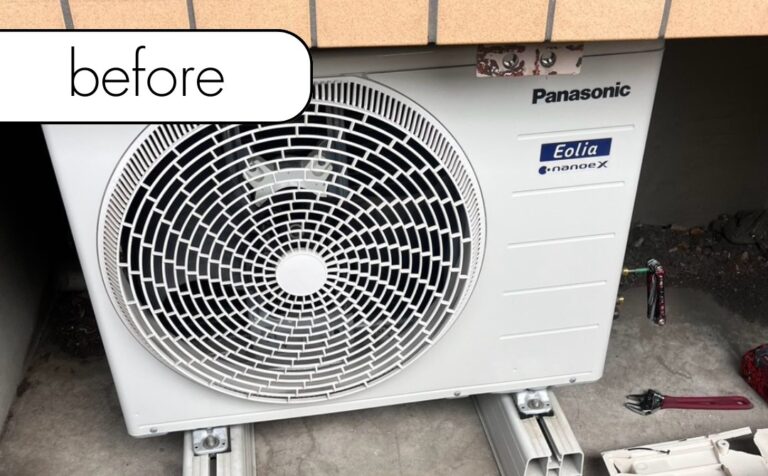 【いなべ市北勢町】マンション5階のエアコン1台を回収！