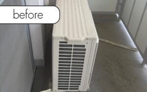 【名古屋市熱田区新尾頭】マンション5階のエアコン1台を無料回収！