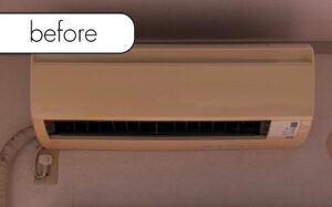 【春日部市永沼】アパート1階のエアコン1台を無料回収！