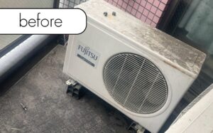 【美濃市保木脇】マンション2階のエアコン1台を無料回収！