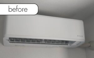 【岡垣町中央台】マンション9階のエアコン1台を無料回収！