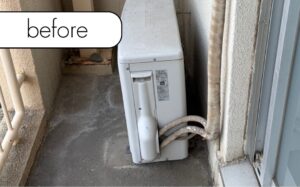 【みどり市大間々町】マンション5階のエアコン1台を回収！