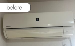 【高萩市高萩】アパート1階のエアコン1台を無料回収！