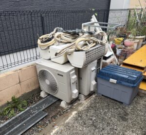 【安芸市赤野】戸建のエアコン3台を無料回収！