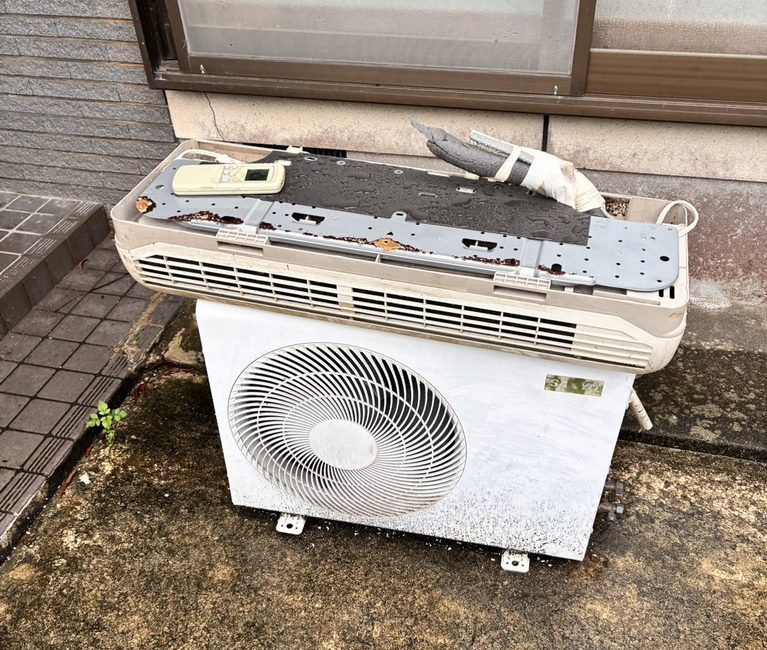 【寄居町金尾】戸建のエアコン1台を無料回収！