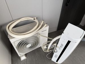 【草津町草津】マンション1階のエアコン1台を無料回収！