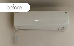 【白岡市西】アパート2階のエアコン1台を無料回収！