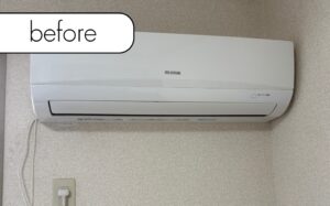 【さいたま市北区見沼】アパート3階のエアコン1台を回収！
