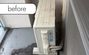 【いすみ市岬町】マンション3階のエアコン1台を無料回収！