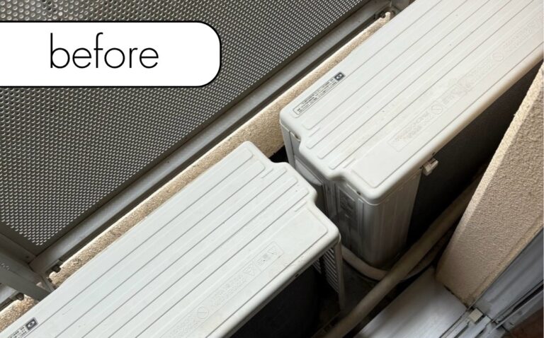【袖ケ浦市袖ケ浦駅前】マンション3階のエアコン2台を無料回収！