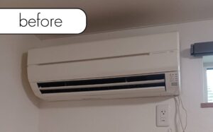 【那珂市大内】戸建のエアコン1台を回収！
