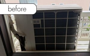【筑西市大芹】戸建のエアコン1台を回収！