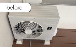 【塩谷町玉生】アパート2階のエアコン1台を無料回収！