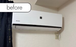 【川場村川場湯原】アパート2階のエアコン1台を回収！
