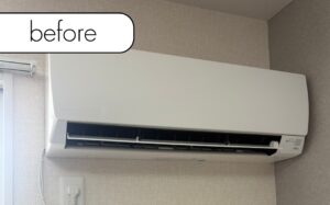 【昭和村大芦】アパート2階のエアコン1台を無料回収！